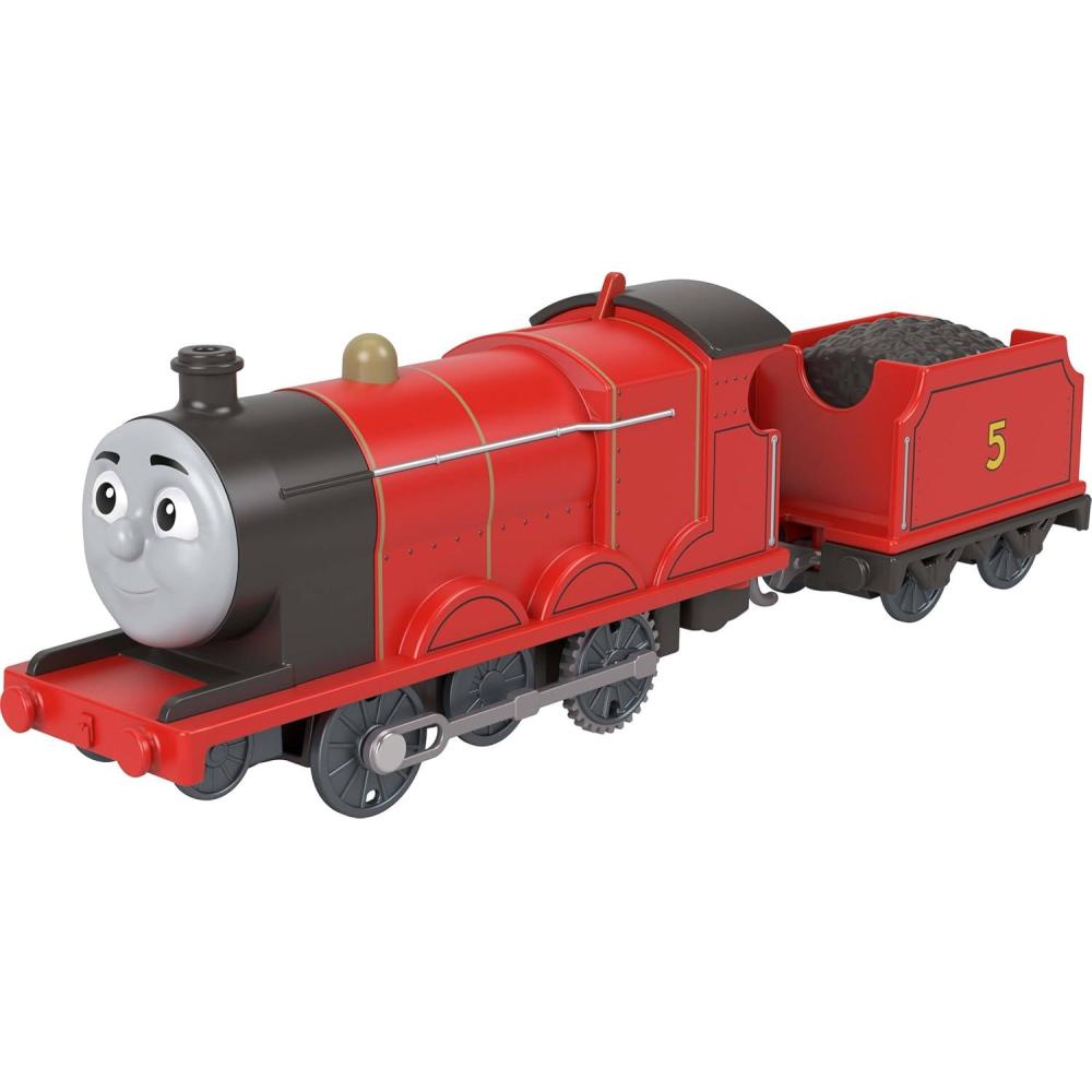 imageThomas amp Friends Motorized Toy Train Donald BatteryPowered Engine with Cargo Car for Preschool Kids Ages 3 YearsJames