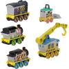 Thomas & Friends Diecast Vehicle Set Construction Crew 5 Push-Along Toy Train Engines for Preschool Kids Ages 3+ Years