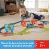 ​Thomas & Friends Toy Train Set Talking Thomas & Brake Car Bruno Track Playset with Phrases & Sounds for Preschool Kids Ages 3+ Years