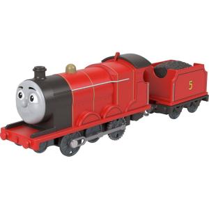 Thomas & Friends Motorized Toy Train Donald Battery-Powered Engine with Cargo Car for Preschool Kids Ages 3+ Years(James)