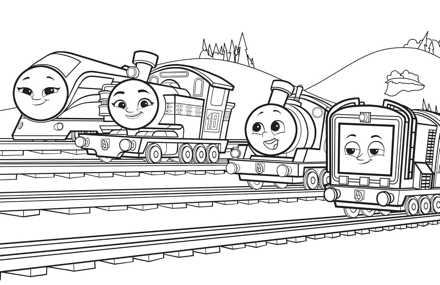 imageThomas amp Friends Giant Coloring Book