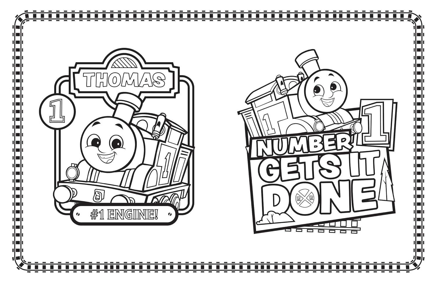 imageThomas amp Friends Giant Coloring Book