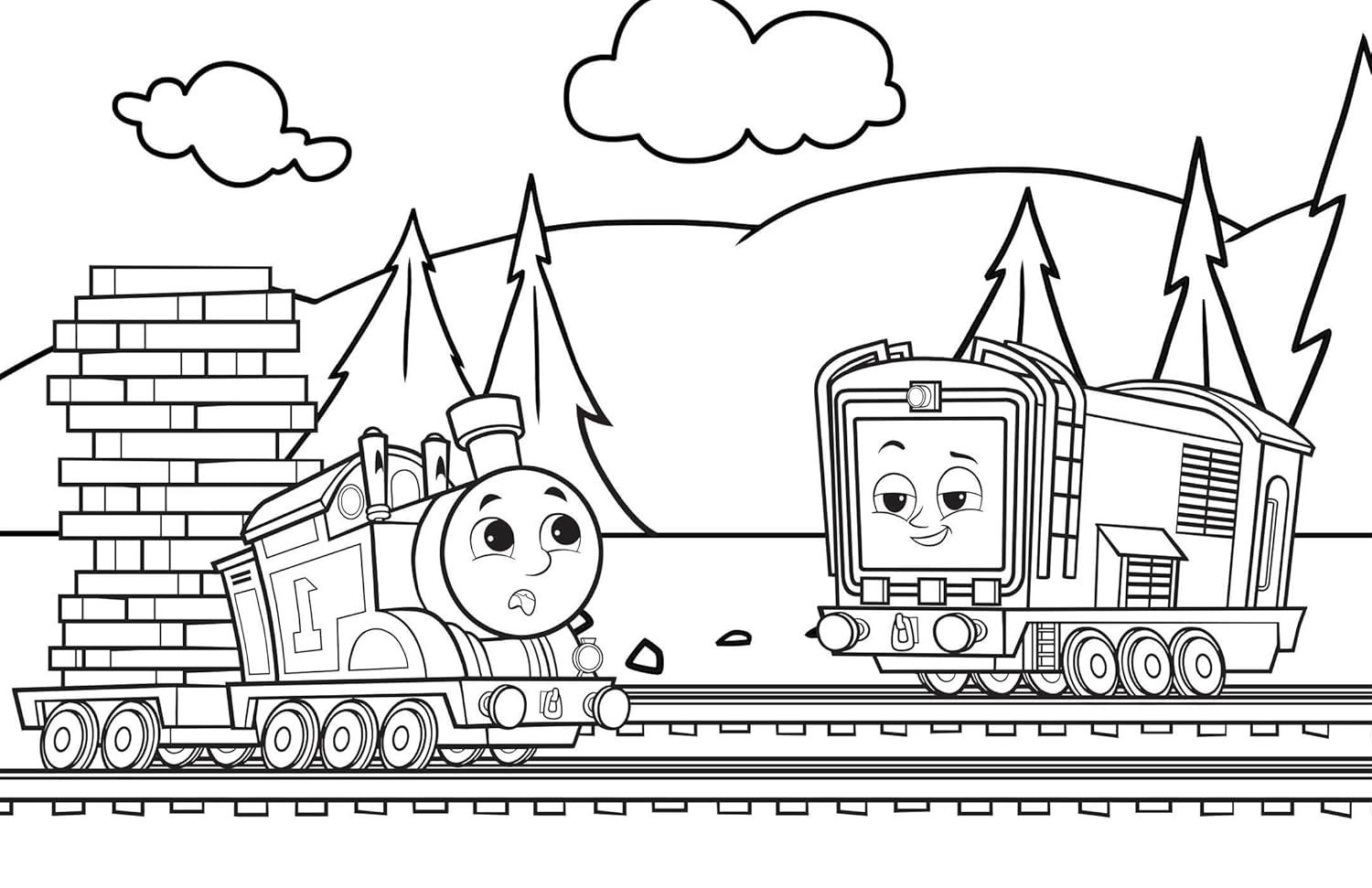 imageThomas amp Friends Giant Coloring Book