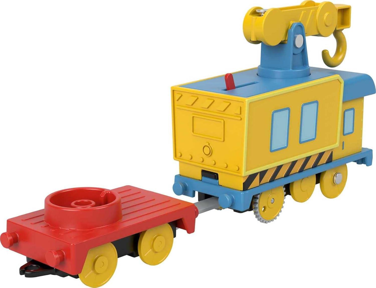 imageThomas amp Friends Motorized Toy Carly the Crane BatteryPowered Rail Vehicle for Preschool Pretend Play Kids Ages 3 Years