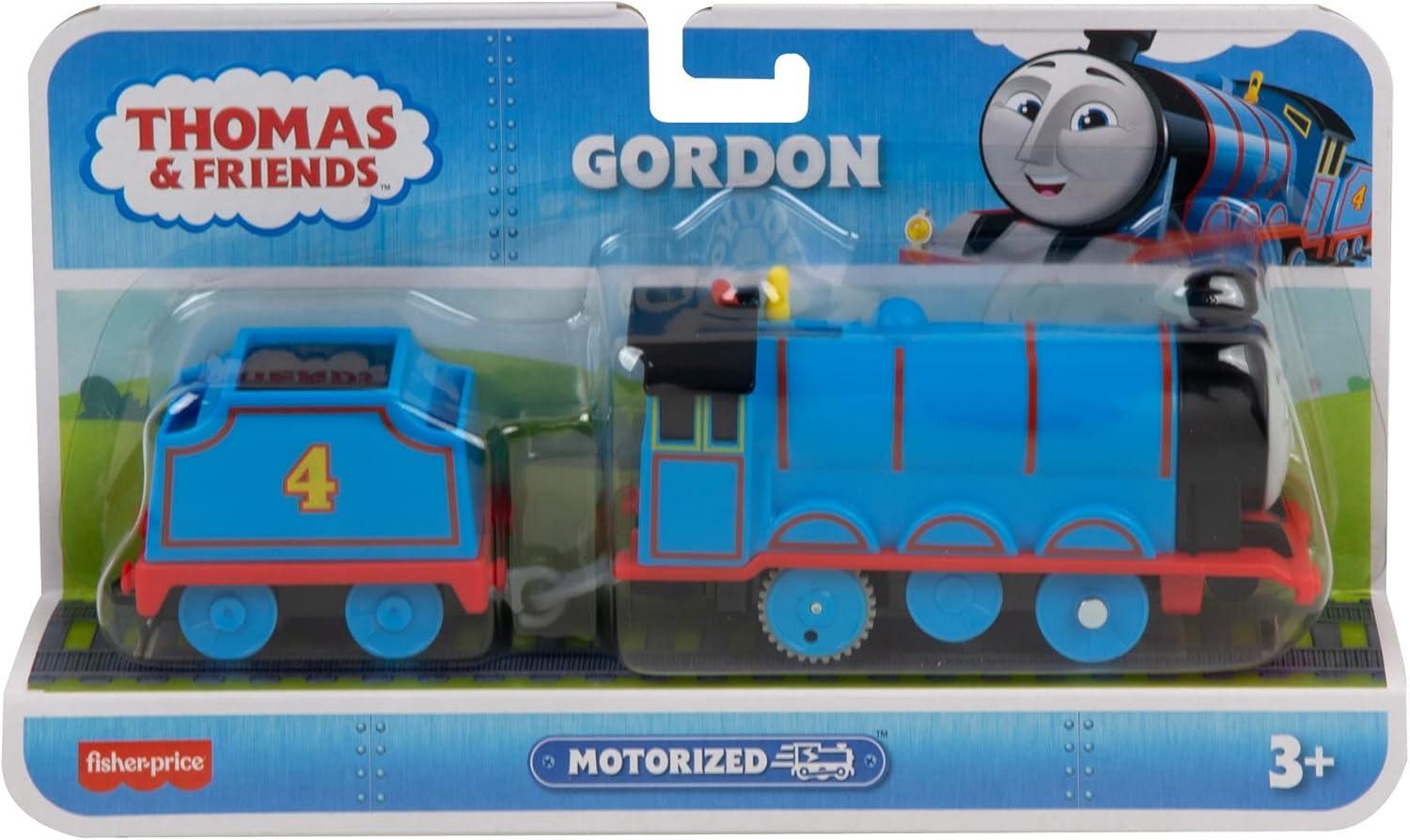 imageThomas amp Friends Motorized Toy Train Gordon BatteryPowered Engine with Tender for Preschool Pretend Play Kids Ages 3 Years