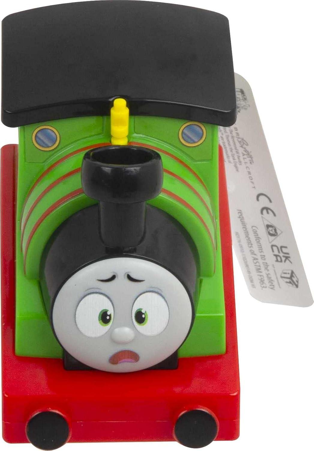imageThomas amp Friends Toddler Toy Train Press n Go Stunt Percy Engine for Racing Pretend Play Preschool Kids Ages 2 YearsPercy Stunt Engine
