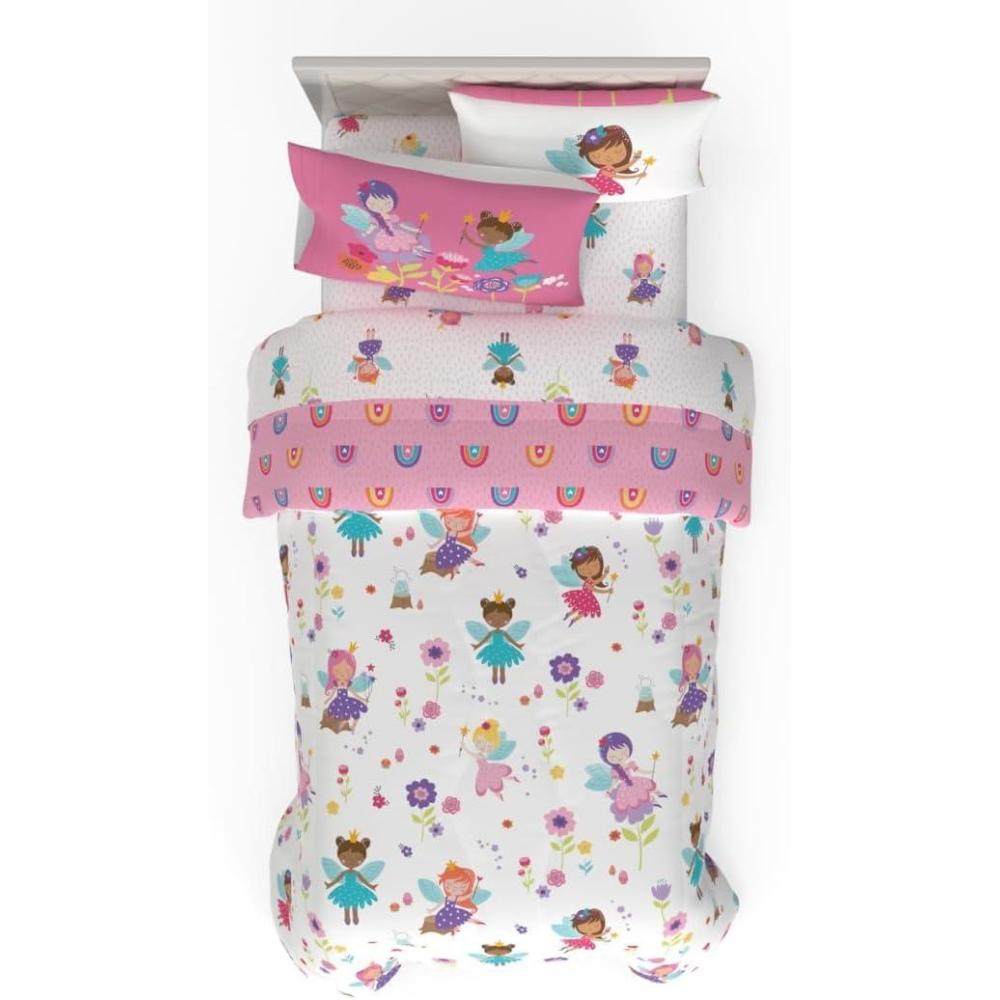 imageFranco Thomas amp Friends Kids Bedding Super Soft Comforter and Sheet Set with Sham 5 Piece Twin Size Officially Licensed ProductPink