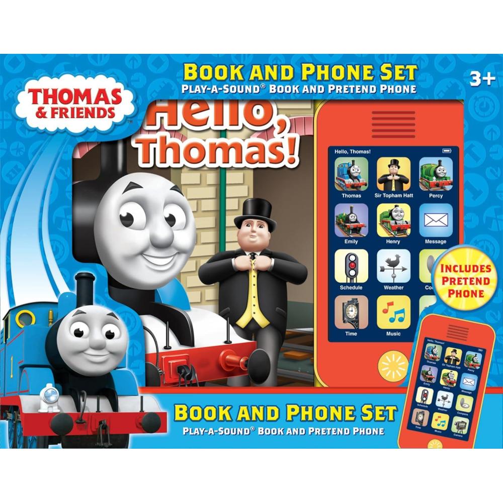 imageThomas amp Friends Hello Thomas Book and Phone Sound Book Set