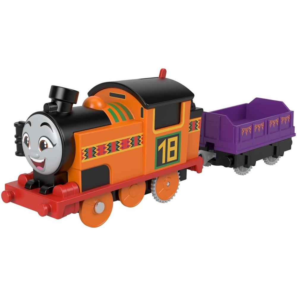 imageThomas amp Friends Motorized Toy Train Nia BatteryPowered Engine with Cargo for Pretend Play Preschool Kids Ages 3 YearsNia