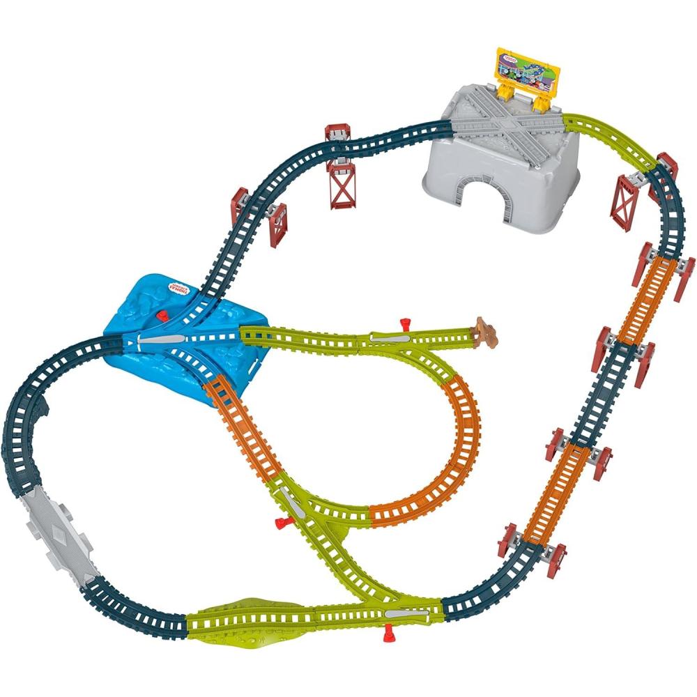 imageThomas amp Friends Toy Train Tracks Set Connect amp Build Bucket 34Piece Expansion Pack for Diecast amp Motorized Trains Kids Ages 3 YearsTrack Bucket