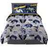 Franco Thomas & Friends Kids Bedding Super Soft Comforter and Sheet Set with Sham, 5 Piece Twin Size, (Officially Licensed Product)(Batman)
