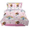 Franco Thomas & Friends Kids Bedding Super Soft Comforter and Sheet Set with Sham, 5 Piece Twin Size, (Officially Licensed Product)(Gabby’s Dollhouse)