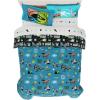 Franco Thomas & Friends Kids Bedding Super Soft Comforter and Sheet Set with Sham, 5 Piece Twin Size, (Officially Licensed Product)(Jurassic World – Worldwide Dinos)