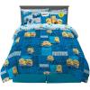 Franco Thomas & Friends Kids Bedding Super Soft Comforter and Sheet Set with Sham, 5 Piece Twin Size, (Officially Licensed Product)(Minions the Rise of Gru)