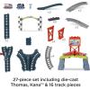 Thomas & Friends Diecast Toy Train Set Race for the Sodor Cup Track Playset with Thomas & Kana Engines for Pretend Play Kids Ages 3+ Years(Modern)