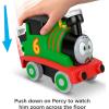 Thomas & Friends Toddler Toy Train Press ‘n Go Stunt Percy Engine for Racing Pretend Play Preschool Kids Ages 2+ Years(Percy Stunt Engine)