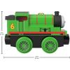 Thomas & Friends Wooden Railway, Percy Engine, push-along toy train made from sustainably sourced wood for toddlers and preschool kids