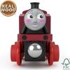 Thomas & Friends Wooden Railway, Rosie Engine, push-along toy train made from sustainably sourced wood for toddlers and preschool kids(Wood Vehicle)
