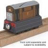 Thomas & Friends Wooden Railway, Toby Engine, push-along toy train made from sustainably sourced wood for toddlers and preschool kids