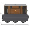 Thomas & Friends Wooden Railway, Toby Engine, push-along toy train made from sustainably sourced wood for toddlers and preschool kids