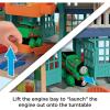 Thomas & Friends Wooden Railway Toy Train Track Tidmouth Sheds Starter Set with Percy Wood Engine for Preschool Kids Ages 3+ Years