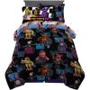 Franco Thomas & Friends Kids Bedding Super Soft Comforter and Sheet Set with Sham, 5 Piece Twin Size, (Officially Licensed Product)(Five Nights at Freddy’s)