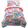Franco Thomas & Friends Kids Bedding Super Soft Comforter and Sheet Set with Sham, 5 Piece Twin Size, (Officially Licensed Product)(Squishmallows)