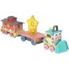 Thomas & Friends Diecast Toy Train Crystal Cargo Adventure Thomas Engine with 3 Cargo Cars for Preschool Pretend Play Kids Ages 3+ Years(Sandy & Bruno)