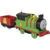 Thomas & Friends Motorized Toy Train Nia Battery-Powered Engine with Cargo for Pretend Play Preschool Kids Ages 3+ Years​(Percy)