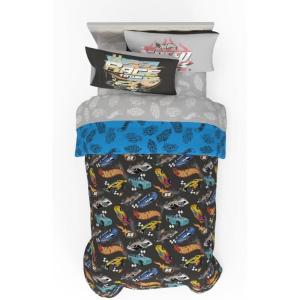 Franco Thomas & Friends Kids Bedding Super Soft Comforter and Sheet Set with Sham, 5 Piece Twin Size, (Officially Licensed Product)(Hot Wheels)