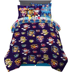 Franco Thomas & Friends Kids Bedding Super Soft Comforter and Sheet Set with Sham, 5 Piece Twin Size, (Officially Licensed Product)(Paw Patrol Movie)