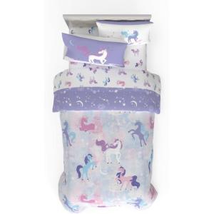 Franco Thomas & Friends Kids Bedding Super Soft Comforter and Sheet Set with Sham, 5 Piece Twin Size, (Officially Licensed Product)(Purple)