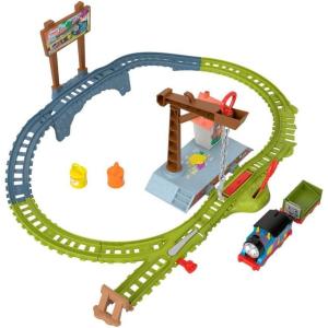 Thomas & Friends Motorized Toy Train Set, Paint Delivery with Troublesome Truck & Track for Pretend Play Preschool Kids Ages 3+ Years(Paint Delivery Set)