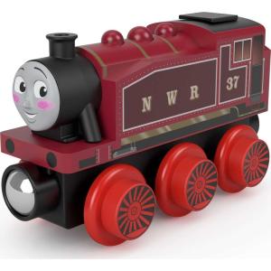 Thomas & Friends Wooden Railway, Rosie Engine, push-along toy train made from sustainably sourced wood for toddlers and preschool kids(Wood Vehicle)