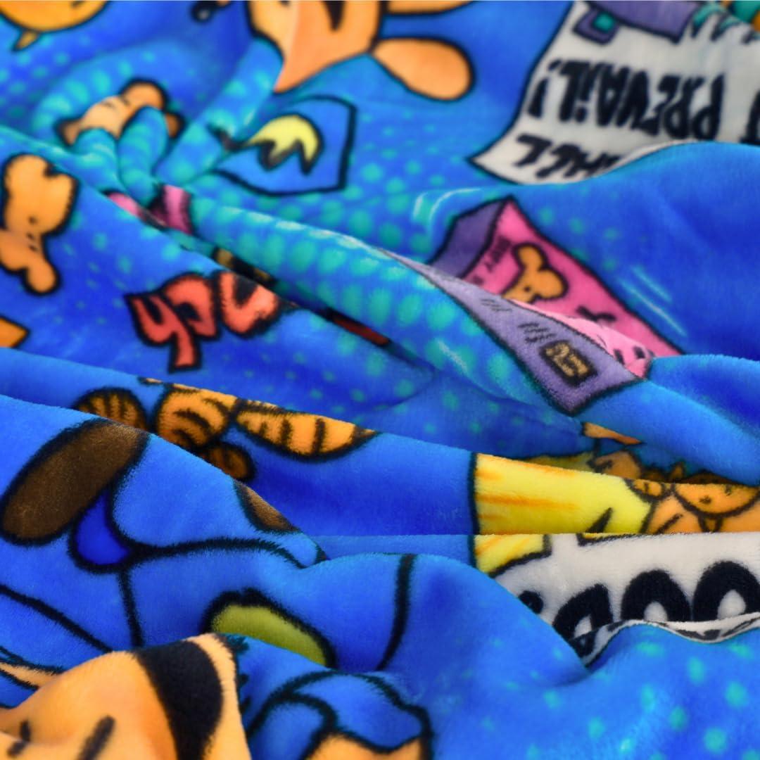 imageThomas and Friends Kids Bedding Super Soft Micro Raschel Throw 46 in x 60 in Official Licensed Product by FrancoDog Man Doing Good