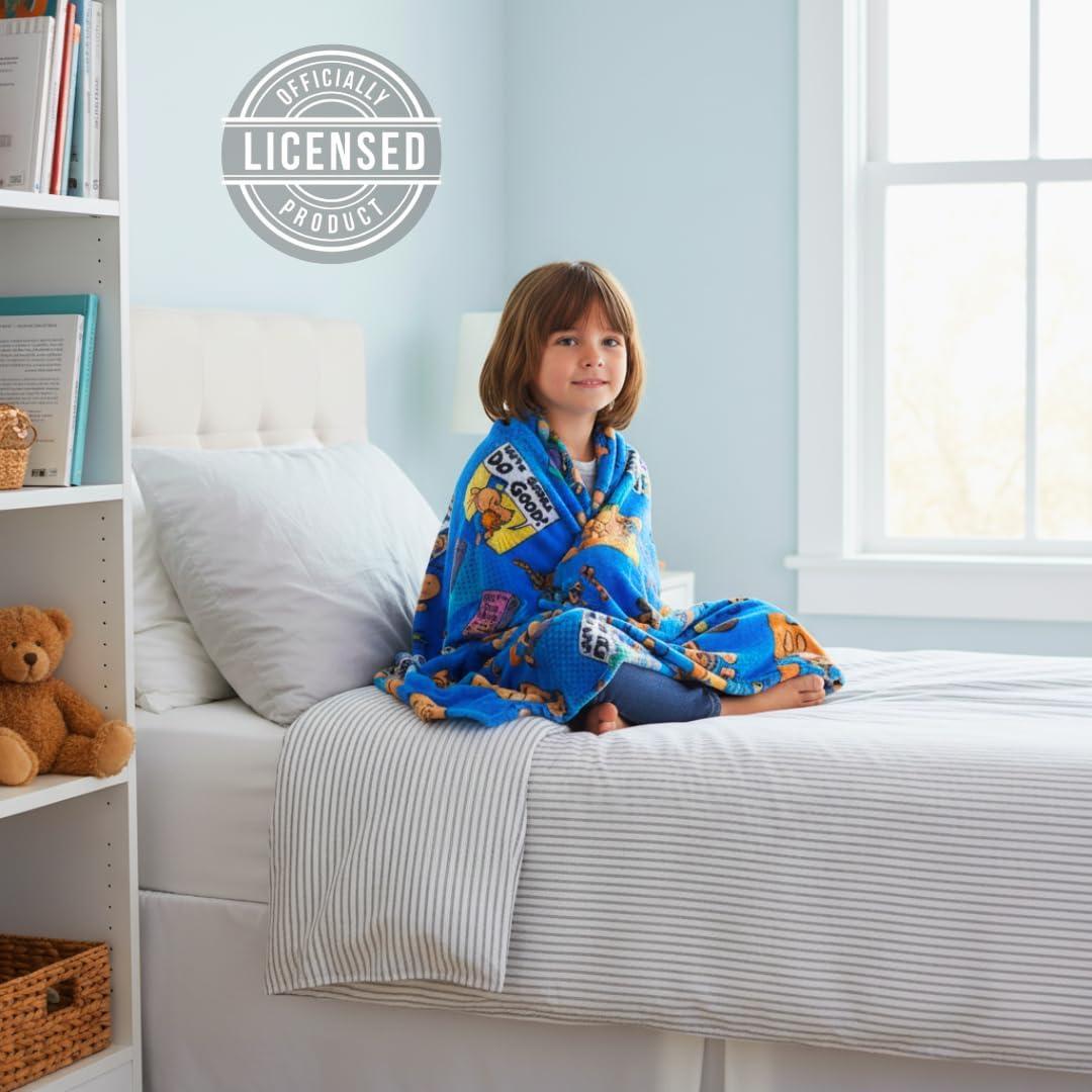 imageThomas and Friends Kids Bedding Super Soft Micro Raschel Throw 46 in x 60 in Official Licensed Product by FrancoDog Man Doing Good