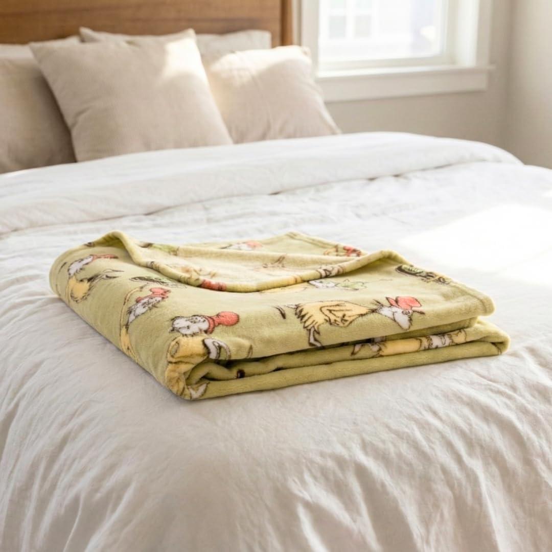 imageThomas and Friends Kids Bedding Super Soft Micro Raschel Throw 46 in x 60 in Official Licensed Product by FrancoGreen Eggs Ham