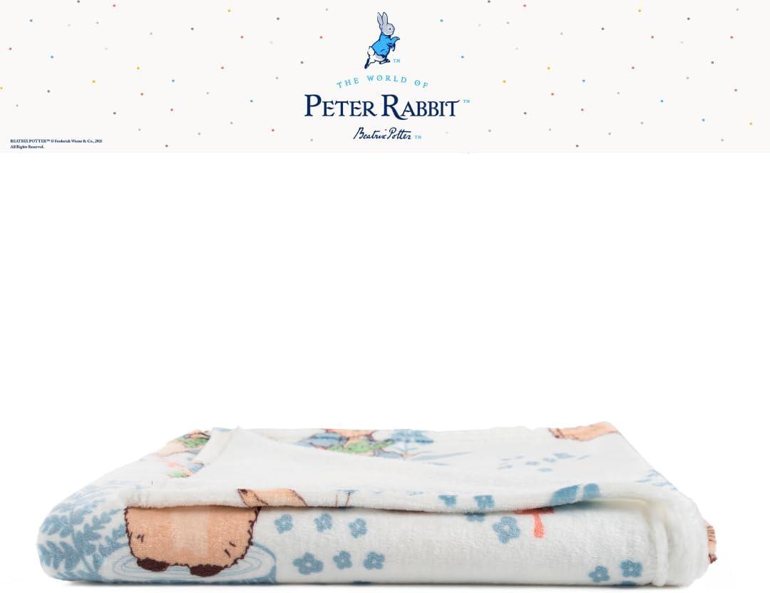 imageThomas and Friends Kids Bedding Super Soft Micro Raschel Throw 46 in x 60 in Official Licensed Product by FrancoPeter Rabbit