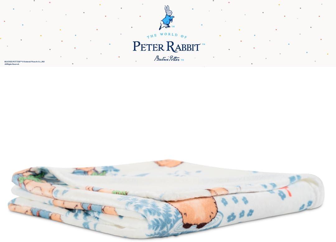 imageThomas and Friends Kids Bedding Super Soft Micro Raschel Throw 46 in x 60 in Official Licensed Product by FrancoPeter Rabbit
