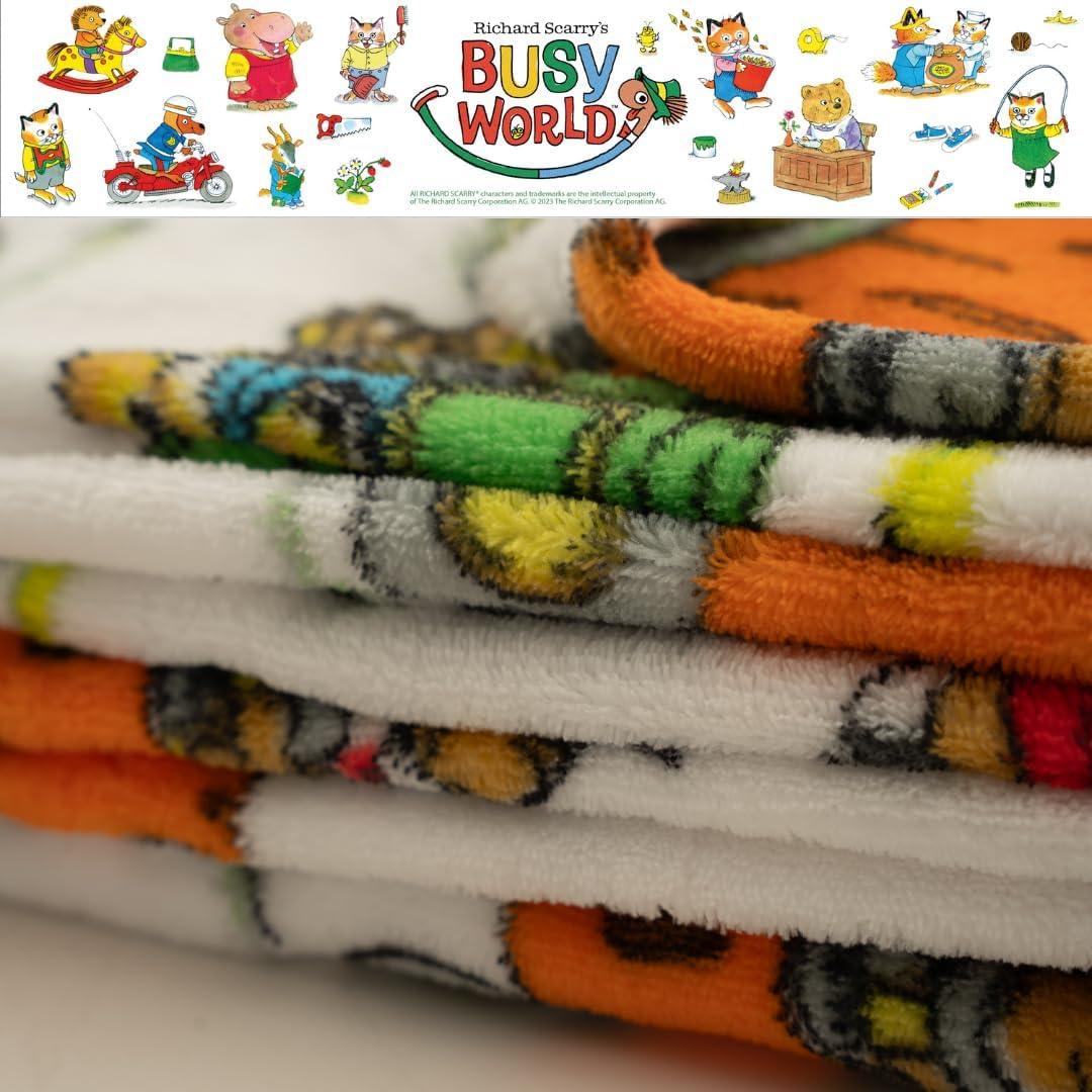 imageThomas and Friends Kids Bedding Super Soft Micro Raschel Throw 46 in x 60 in Official Licensed Product by FrancoRichard Scarry