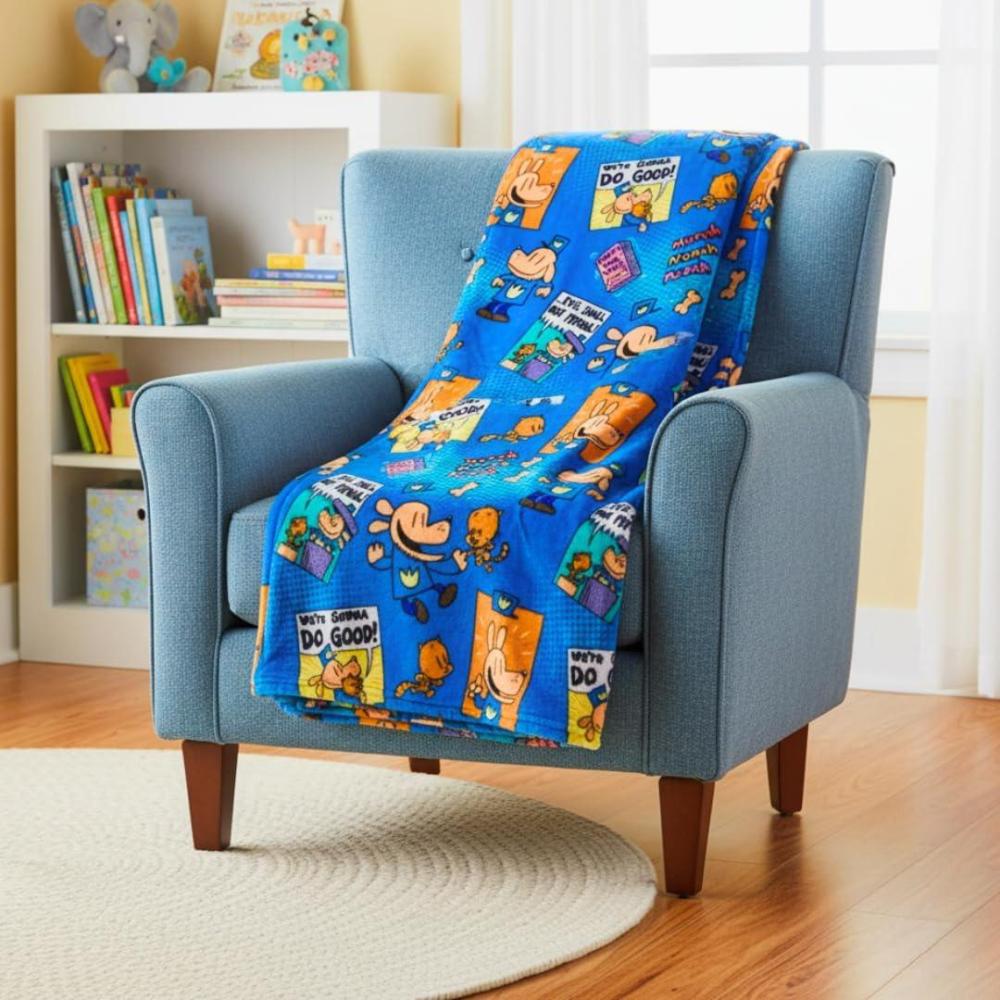 imageThomas and Friends Kids Bedding Super Soft Micro Raschel Throw 46 in x 60 in Official Licensed Product by FrancoDog Man Doing Good