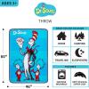 Thomas and Friends Kids Bedding Super Soft Micro Raschel Throw, 46 in x 60 in, (Official Licensed Product) by Franco(Dr Seuss)