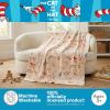 Thomas and Friends Kids Bedding Super Soft Micro Raschel Throw, 46 in x 60 in, (Official Licensed Product) by Franco(One Fish Two Fish Red Fish Blue Fish)