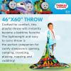 Thomas and Friends Kids Bedding Super Soft Micro Raschel Throw, 46 in x 60 in, (Official Licensed Product) by Franco(Thomas & Friends)