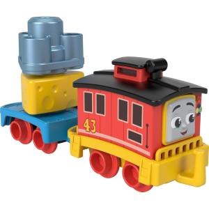 Thomas & Friends Toddler Toy My First Brake Car Bruno Push-Along Vehicle with Stacking Cargo for Preschool Kids Ages 18+ Months(Bruno)
