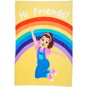 Thomas and Friends Kids Bedding Super Soft Micro Raschel Throw, 46 in x 60 in, (Official Licensed Product) by Franco(Ms. Rachel – Cheers to Friends)