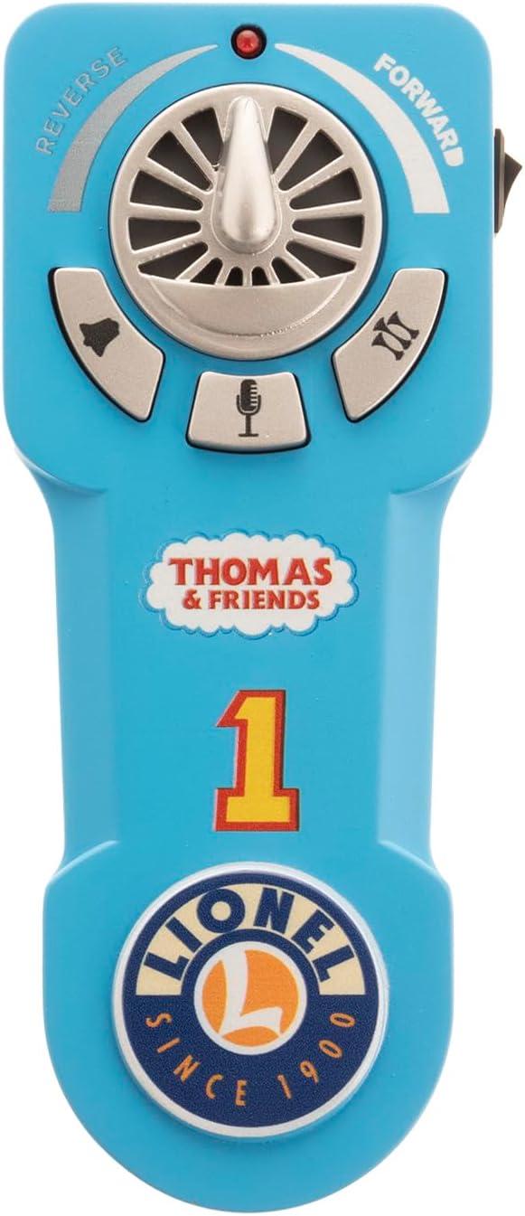 imageLionel Mattel Thomas amp Friends Battery O Gauge Toy Train Set with Remote Locomotive Train Cars amp Track with Authentic Train Sounds Lights amp Water Vapor Smoke Effects for Kids 4Battery O Gauge