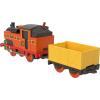 Thomas & Friends Motorized Toy Train, Classic Nia Battery-Powered Engine & Cargo Car, Storytelling Play for Preschoolers