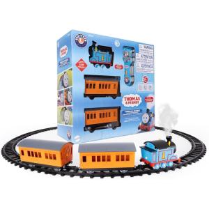 Lionel Mattel Thomas & Friends Battery O Gauge Toy Train Set with Remote, Locomotive, Train Cars, & Track with Authentic Train Sounds, Lights, & Water Vapor Smoke Effects for Kids 4+(Battery O Gauge)
