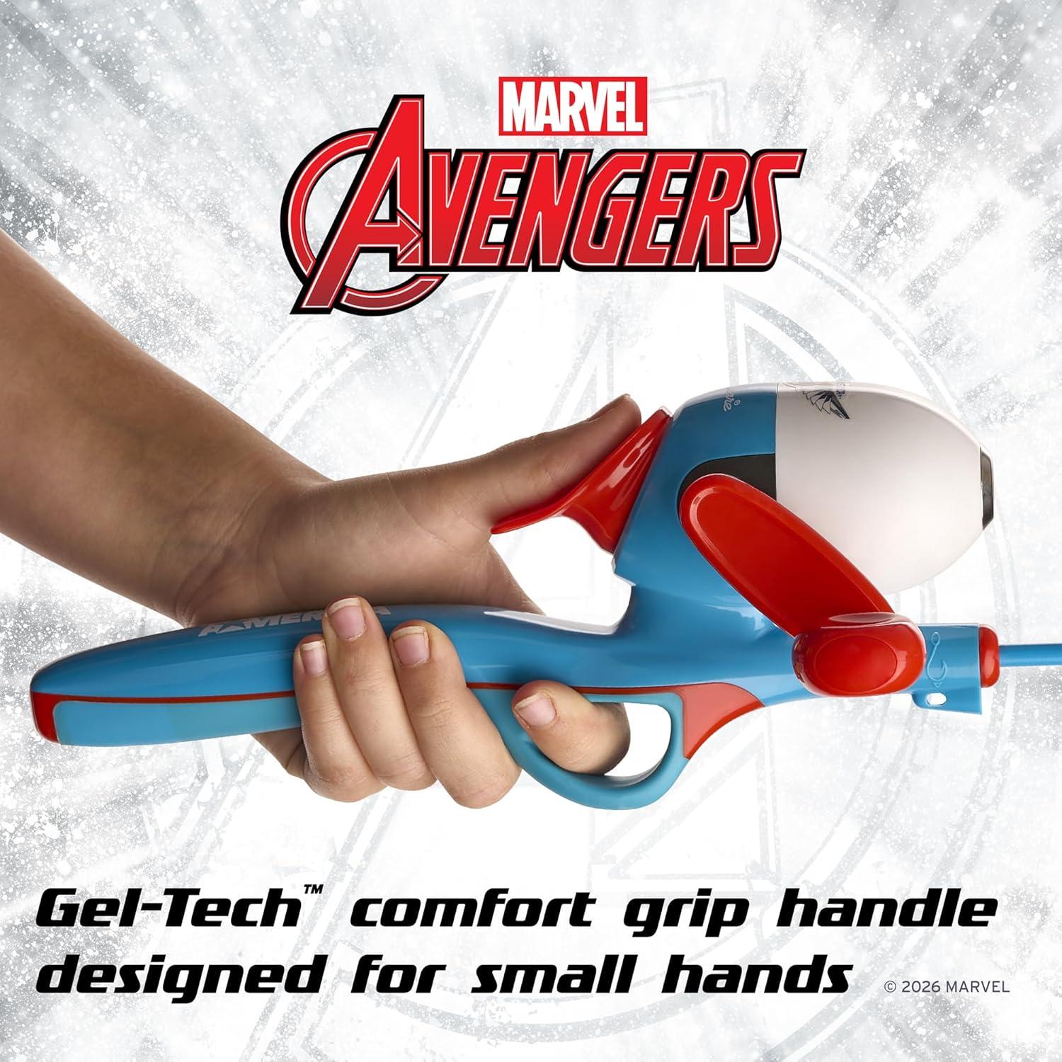 imageShakespeare Youth Fishing Reel and Rod ComboMarvel Captain America Beginner